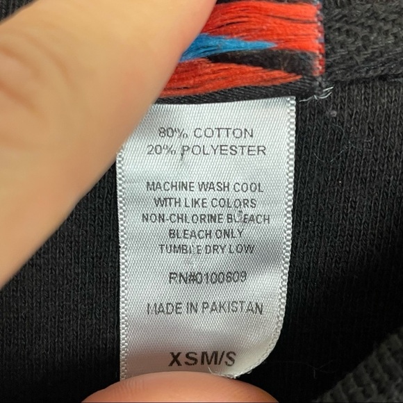 Junk Food Clothing Kiss Off sweatshirt Sweater Graphic black red size XS/S - Picture 6 of 6